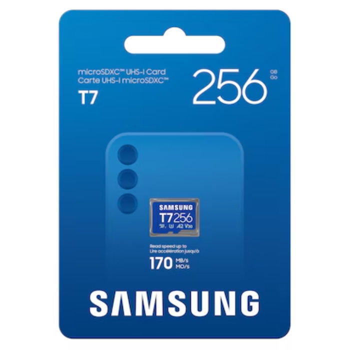 Samsung Tarjeta de Memoria T7 microSDXC 256GB